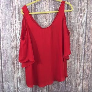 Torrid peek shoulder Top